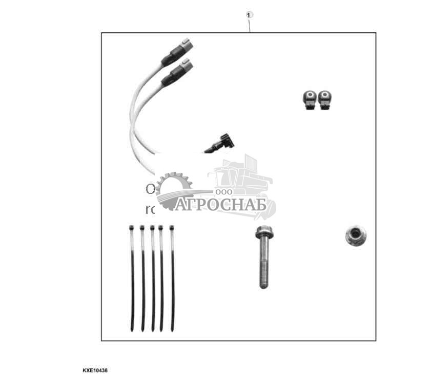 Комплект для самостоятельной установки, комплект датчика удара 